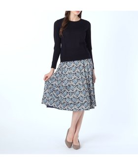 【スキャパ/SCAPA】のLiberty Printフラワースカート 人気、トレンドファッション・服の通販 founy(ファニー) ファッション Fashion レディースファッション Fashion for Women スカート Skirts ギャザー Gathered, Ruffled フラワー Flower, Floral フレア Flare, Flared |ID:prp329100004834090