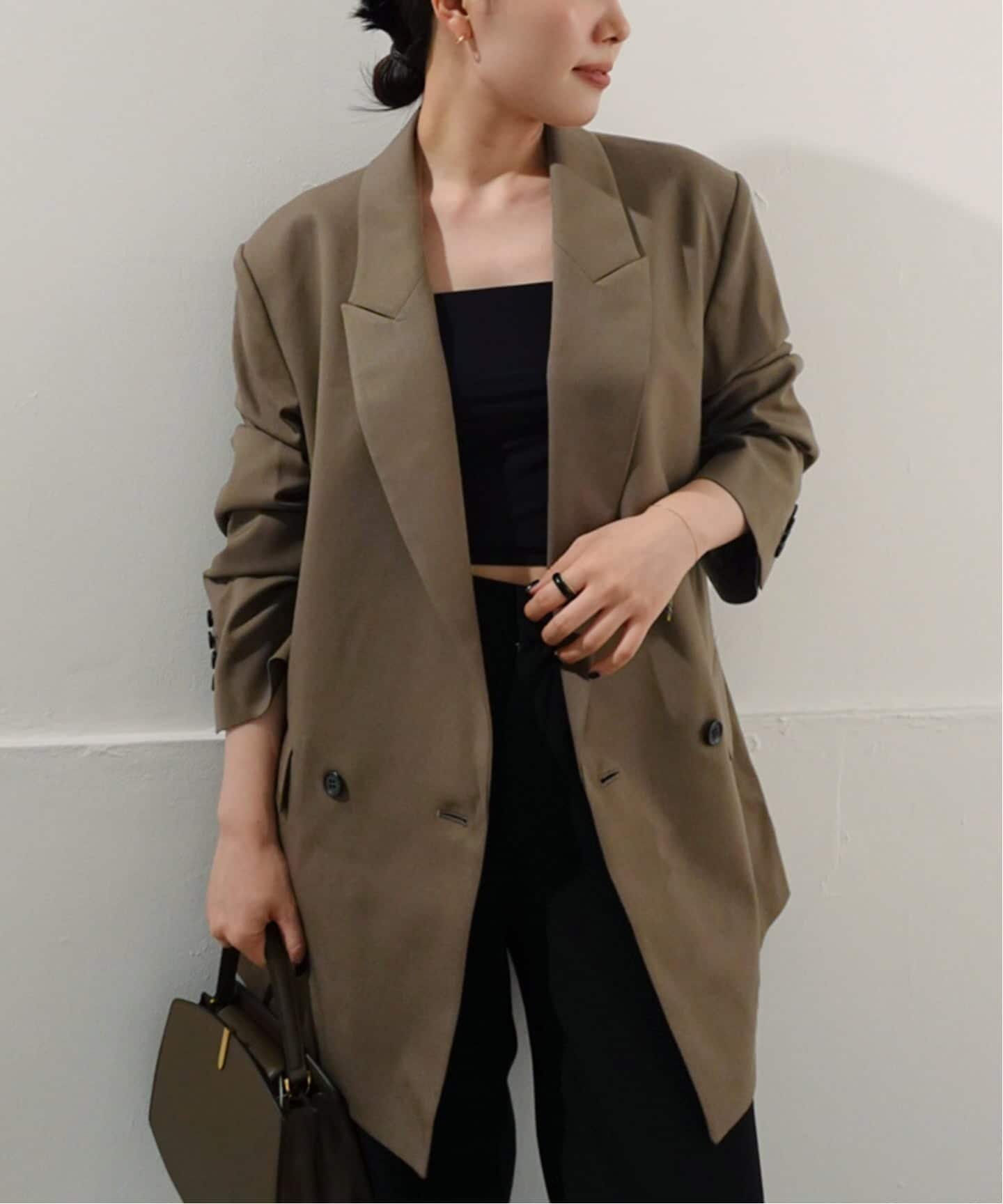 【プラージュ/Plage】のR IAM WOOSTED ジャケット インテリア・キッズ・メンズ・レディースファッション・服の通販 founy(ファニー) 　ファッション　Fashion　レディースファッション　Fashion for Women　アウター　Coat / Outerwear Collection　レディースジャケット・軽アウター　Jackets　シンプル　Simple, Minimal　ジャケット　Jacket, Outerwear　ジュエリー　Jewelry, Accessories　ドレープ　Drape, Draping Fabric　エレガント 上品　Elegant　カーキ|ID: prp329100004834091 ipo3291000000035207631