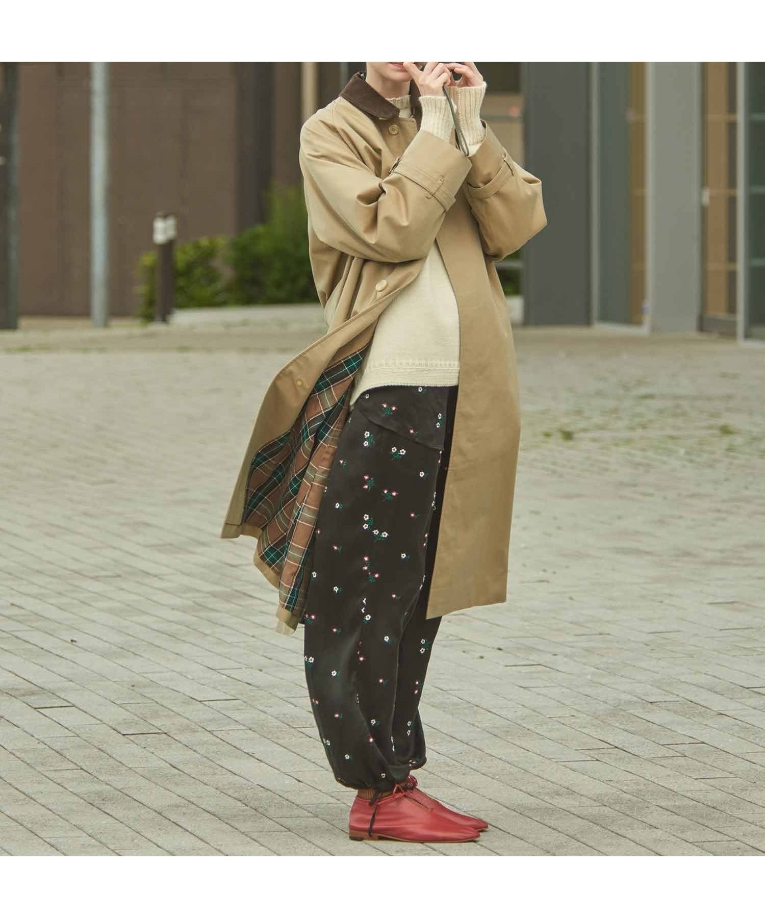 【ビショップ/Bshop】のベルテッドバルマカーンコート WOMEN 人気、トレンドファッション・服の通販 founy(ファニー) 　ファッション　Fashion　レディースファッション　Fashion for Women　アウター　Coat / Outerwear Collection　コート・ロングコート・ピーコート　Long Coats, Peacoats & More　コーデュロイ　Corduroy, Cord Fabric　ショーツ　Shorts, Short Pants　スポーツ　Sports, Activewear　スリーブ　Sleeve, Long Sleeve / Short Sleeve　チェック　Check, Plaid, Tartan　 other-1|ID: prp329100004834092 ipo3291000000035207632