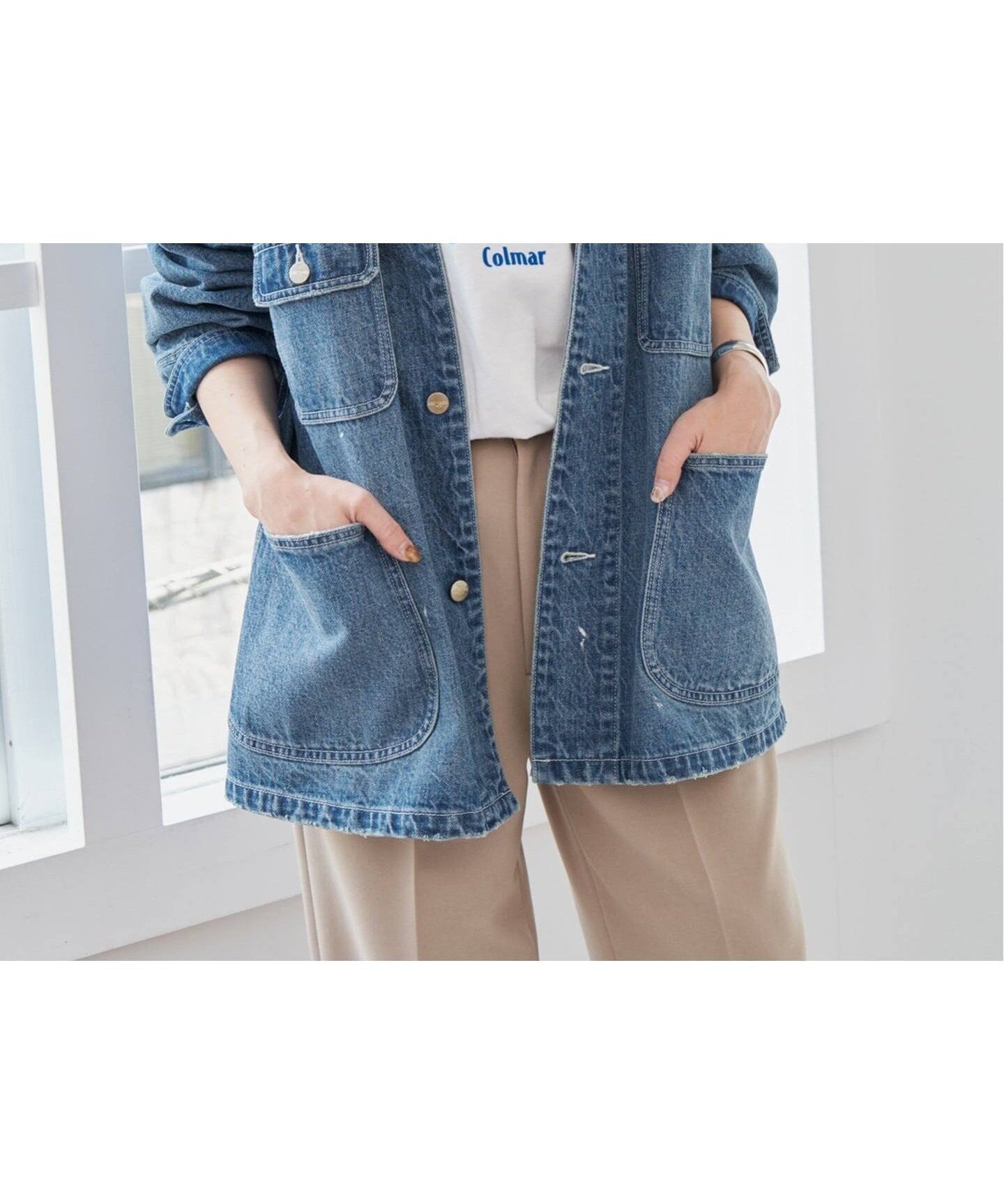 【スピック&スパン/Spick & Span】の《追加》RED CARD TOKYO / レッドカード トーキョー 別注Chore Coat* 人気、トレンドファッション・服の通販 founy(ファニー) 　ファッション　Fashion　レディースファッション　Fashion for Women　アウター　Coat / Outerwear Collection　コート・ロングコート・ピーコート　Long Coats, Peacoats & More　ウォッシュ　Washed Finish　ヴィンテージ　Vintage Style　ジャケット　Jacket, Outerwear　デニム　Denim, Jeans Material　バランス　Balance, Style Balance　ポケット　Pocket, Pocket Detail　別注　Limited Edition, Custom Order　ユニセックス　Unisex, Genderless　ユーズド　Used, Vintage-Look　ワーク　Workwear, Utility Style　 other-1|ID: prp329100004834100 ipo3291000000035207727