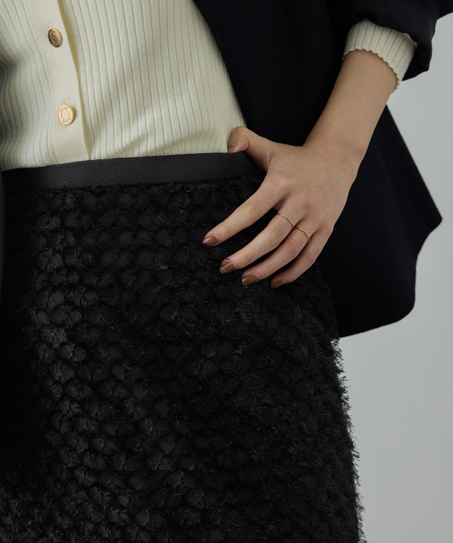 【ロペ/ROPE'】のカットジャガードIラインタイトスカート/イージーケア インテリア・キッズ・メンズ・レディースファッション・服の通販 founy(ファニー) 　ファッション　Fashion　レディースファッション　Fashion for Women　スカート　Skirts　おすすめ　Recommended / Our Picks　カットジャガード　Cut Jacquard　ショート　Short, Short Length　ジャケット　Jacket, Outerwear　ダウン　Down, Puffer　ポケット　Pocket, Pocket Detail　マキシ　Maxi, Full Length　ビジネス 仕事 通勤　Business / Work / Commuting　別注　Limited Edition, Custom Order　ブラック(01)|ID: prp329100004834115 ipo3291000000035207868