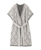 【トゥモローランド/TOMORROWLAND】のパイルステッチ ベルテッドジレ 人気、トレンドファッション・服の通販 founy(ファニー) ファッション Fashion レディースファッション Fashion for Women アウター Coat / Outerwear Collection トップス・カットソー Cut & Sew Tops ベスト&ジレ / 重ね着スタイル Vests & Gilets おすすめ Recommended / Our Picks イタリア Italy キャップ Cap, Baseball Cap ジャカード／ジャガード Jacquard, Woven Pattern スリーブ Sleeve, Long Sleeve / Short Sleeve thumbnail 16 グレー系|ID: prp329100004834136 ipo3291000000035208106