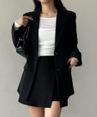 【ジュノア/JUNOAH】のジャケット+ミニスカートセットアップ 人気、トレンドファッション・服の通販 founy(ファニー) ファッション Fashion レディースファッション Fashion for Women アウター Coat / Outerwear Collection レディースジャケット・軽アウター Jackets セットアップ Matching Sets スカート・ミニ/ミディ/マキシ Skirts / Mini, Midi & Maxi Skirts スカート Skirts ミニスカート Mini Skirts ジャケット Jacket, Outerwear セットアップ Set-Up, Coordinated Outfit ミニスカート Mini Skirt, Short Skirt thumbnail ブラック|ID: prp329100004834138 ipo3291000000035208124