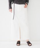 【アンタイトル/UNTITLED】のセミタイトデニムスカート 人気、トレンドファッション・服の通販 founy(ファニー) ファッション Fashion レディースファッション Fashion for Women スカート Skirts デニムスカート・カジュアルスカート Denim Skirts シンプル Simple, Minimal スマート Smart, Elegant スリット Slit, Slit Detail デニム Denim, Jeans Material バランス Balance, Style Balance フロント Front, Front Design ブリーチ Bleach, Washed Finish ベーシック Basic, Essential ポケット Pocket, Pocket Detail マキシ Maxi, Full Length リメイク Remake, Reconstructed ヴィンテージ Vintage Style thumbnail オフホワイト|ID: prp329100004834142 ipo3291000000035208163