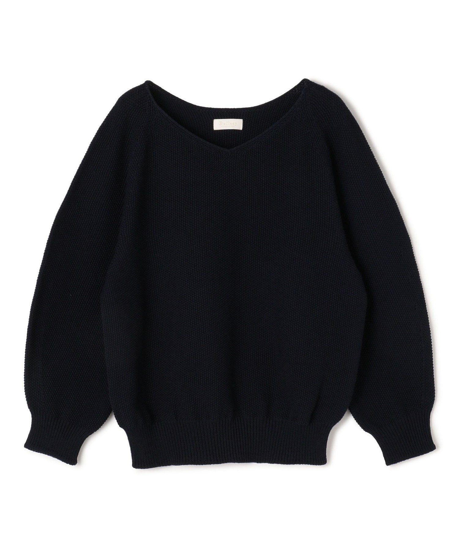 【トゥモローランド/TOMORROWLAND】のモスステッチ Vネックプルオーバー インテリア・キッズ・メンズ・レディースファッション・服の通販 founy(ファニー) 　ファッション　Fashion　レディースファッション　Fashion for Women　トップス・カットソー　Cut & Sew Tops　カジュアルプルオーバー・ニットトップス　Pullovers & Knit Tops / Casual Pullovers　Vネックトップス　V-Neck Tops / V-Cut Neckline Shirts　シンプル　Simple, Minimal　デコルテ　Décolleté, Neckline　ブラウジング　Blouson Silhouette, Cinched Waist　ベーシック　Basic, Essential　ワイド　Wide, Wide Fit　エレガント 上品　Elegant　69 ネイビー|ID: prp329100004834150 ipo3291000000035208257