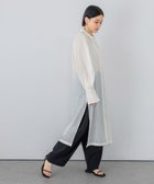 【アパートバイローリーズ/apart by lowrys】のシアーシャツワンピース 人気、トレンドファッション・服の通販 founy(ファニー) ファッション Fashion レディースファッション Fashion for Women ワンピース Dresses シャツワンピース / 1枚で着映えコーデ Shirt Dresses カフス Cuff Design ギャザー Gathered, Ruffled シアー Sheer, See-Through シンプル Simple, Minimal スリット Slit, Slit Detail デニム Denim, Jeans Material 人気 Popular, Best Seller バランス Balance, Style Balance ボトム Bottoms, Lower Wear 夏 Summer thumbnail ナチュラル08|ID: prp329100004834192 ipo3291000000035209239