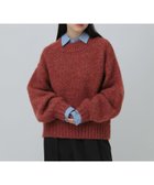 【レプシィム ローリーズファーム/LEPSIM LOWRYS FARM】の3ゲージMIXざっくりニットプルオーバー 人気、トレンドファッション・服の通販 founy(ファニー) ファッション Fashion レディースファッション Fashion for Women トップス・カットソー Cut & Sew Tops ニット Knit Tops & Sweaters カジュアルプルオーバー・ニットトップス Pullovers & Knit Tops / Casual Pullovers ハイネック High Neck, Mock Neck ミックス Mix, Mixed Style ワイド Wide, Wide Fit ヴィンテージ Vintage Style thumbnail レッド35|ID: prp329100004834201 ipo3291000000035209416