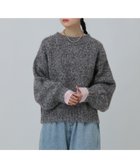 【レプシィム ローリーズファーム/LEPSIM LOWRYS FARM】の3ゲージMIXざっくりニットプルオーバー 人気、トレンドファッション・服の通販 founy(ファニー) ファッション Fashion レディースファッション Fashion for Women トップス・カットソー Cut & Sew Tops ニット Knit Tops & Sweaters カジュアルプルオーバー・ニットトップス Pullovers & Knit Tops / Casual Pullovers ハイネック High Neck, Mock Neck ミックス Mix, Mixed Style ワイド Wide, Wide Fit ヴィンテージ Vintage Style thumbnail グレー15|ID: prp329100004834201 ipo3291000000035209417