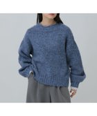 【レプシィム ローリーズファーム/LEPSIM LOWRYS FARM】の3ゲージMIXざっくりニットプルオーバー 人気、トレンドファッション・服の通販 founy(ファニー) ファッション Fashion レディースファッション Fashion for Women トップス・カットソー Cut & Sew Tops ニット Knit Tops & Sweaters カジュアルプルオーバー・ニットトップス Pullovers & Knit Tops / Casual Pullovers ハイネック High Neck, Mock Neck ミックス Mix, Mixed Style ワイド Wide, Wide Fit ヴィンテージ Vintage Style thumbnail ブルー85|ID: prp329100004834201 ipo3291000000035209419