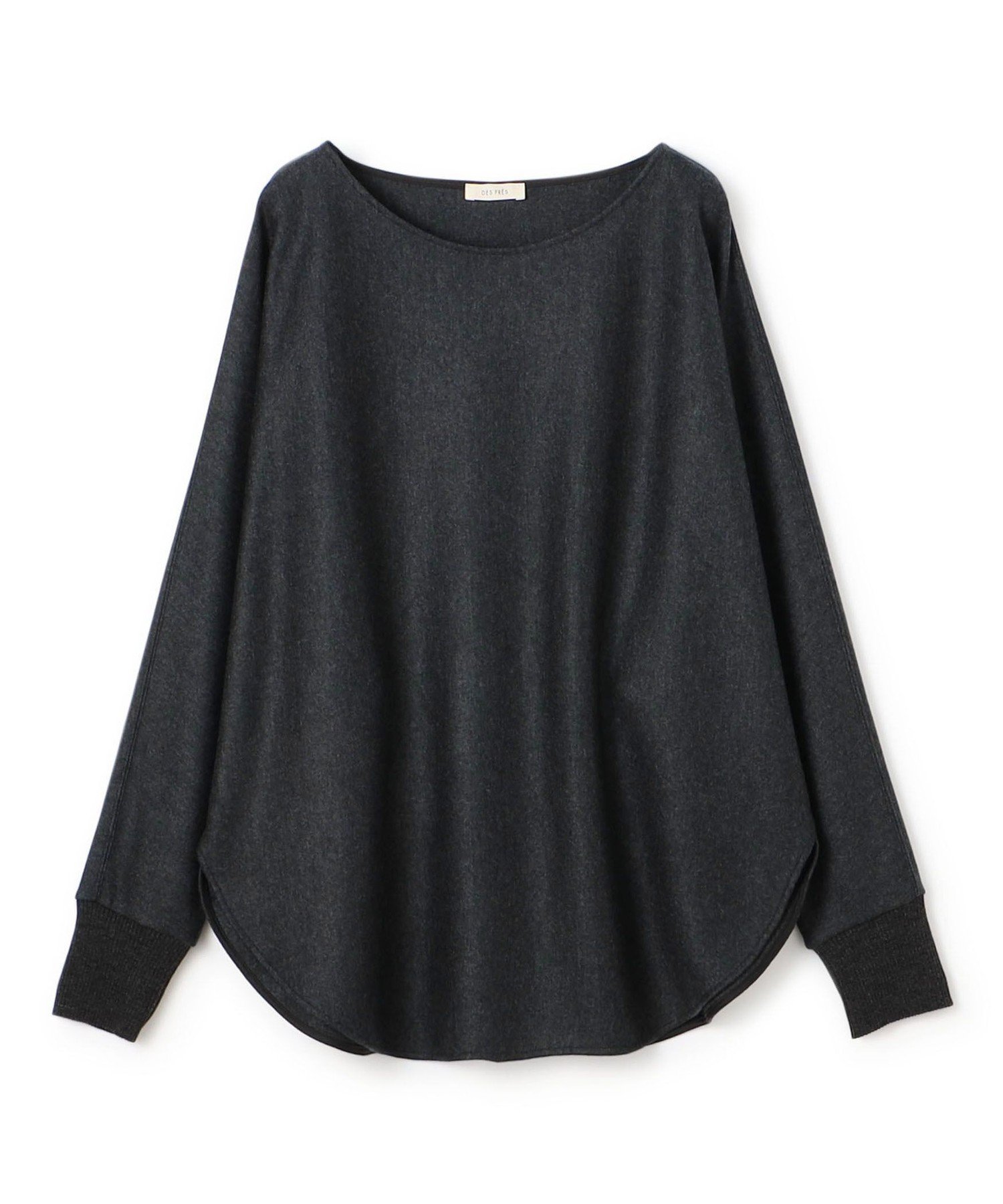 【トゥモローランド/TOMORROWLAND】のニットコンビネーション ボートネックプルオーバー インテリア・キッズ・メンズ・レディースファッション・服の通販 founy(ファニー) 　ファッション　Fashion　レディースファッション　Fashion for Women　トップス・カットソー　Cut & Sew Tops　ニット　Knit Tops & Sweaters　カジュアルプルオーバー・ニットトップス　Pullovers & Knit Tops / Casual Pullovers　フェルト　Felt, Felt Fabric　リラックス　Relax, Relaxed Fit　定番　Standard, Basic Item　17 チャコールグレー|ID: prp329100004834209 ipo3291000000035209513