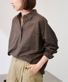 【フレームワーク/FRAMeWORK】のシアーワイドシャツ 人気、トレンドファッション・服の通販 founy(ファニー) ファッション Fashion レディースファッション Fashion for Women トップス・カットソー Cut & Sew Tops シャツ・ブラウス・オフィスカジュアル Elegant Blouses & Button-Ups インナー Innerwear リラックス Relax, Relaxed Fit thumbnail ブラウン|ID: prp329100004834223 ipo3291000000035209643