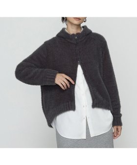 【コムサ/COMME CA】のマイクロナイロンフェザーヤーン パーカ 人気、トレンドファッション・服の通販 founy(ファニー) ファッション Fashion レディースファッション Fashion for Women トップス・カットソー Cut & Sew Tops レディースパーカー・カジュアルフーディー Casual Hoodies & Sweatshirts アシンメトリー Asymmetrical Style ストレッチ Stretch, Stretchy Fabric バランス Balance, Style Balance フェザー Feather, Feather Detail フェザーヤーン Feather Yarn, Fluffy Yarn ボトム Bottoms, Lower Wear エレガント 上品 Elegant |ID:prp329100004834229