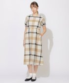 【ブルーレーベル クレストブリッジ/BLUE LABEL CRESTBRIDGE】のクレストブリッジチェックワンピース 人気、トレンドファッション・服の通販 founy(ファニー) ファッション Fashion レディースファッション Fashion for Women ワンピース Dresses ギャザー Gathered, Ruffled トレンド Trend, Trending Now フィット Fit, Slim Fit ペチコート Petticoat, Underskirt 半袖 Short Sleeve, Half Sleeve thumbnail ベージュA|ID: prp329100004834236 ipo3291000000035209832