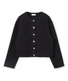 【トゥモローランド/TOMORROWLAND】のイギージャージー ショートカーディガン 人気、トレンドファッション・服の通販 founy(ファニー) ファッション Fashion レディースファッション Fashion for Women トップス・カットソー Cut & Sew Tops カーディガン・羽織り Layered Style Cardigans おすすめ Recommended / Our Picks カーディガン Cardigan, Knitwear コンパクト Compact, Small Size ショート Short, Short Length シルバー Silver, Metallic Silver シンプル Simple, Minimal ダブル Double, Double-Breasted バランス Balance, Style Balance ポケット Pocket, Pocket Detail thumbnail 69 ネイビー|ID: prp329100004834243 ipo3291000000035209897