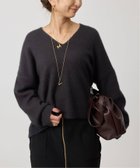 【ヴェルメイユ パー イエナ/VERMEIL par iena】のRoom no.8 ルームエイト Raccoon Slit Neck トップス R8KN-28 4 人気、トレンドファッション・服の通販 founy(ファニー) ファッション Fashion レディースファッション Fashion for Women トップス・カットソー Cut & Sew Tops 2025年 2025 2025-2026秋冬・A/W Autumn/Winter 2025–26 AW25–26 スリット Slit, Slit Detail デコルテ Décolleté, Neckline ラグジュアリー Luxury, Elegant エレガント 上品 Elegant 冬 Winter / This Winter thumbnail グレー|ID: prp329100004834244 ipo3291000000035209923