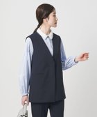 【ユナイテッドアローズ/UNITED ARROWS】のダブルクロス ミドルベスト -ウォッシャブル- 人気、トレンドファッション・服の通販 founy(ファニー) ファッション Fashion レディースファッション Fashion for Women アウター Coat / Outerwear Collection トップス・カットソー Cut & Sew Tops ベスト&ジレ / 重ね着スタイル Vests & Gilets ウォッシャブル Machine Washable カットソー Cut and Sewn Top ジャケット Jacket, Outerwear ダブル Double, Double-Breasted フォルム Silhouette, Form フロント Front, Front Design ベスト Vest, Waistcoat ボックス Boxy, Box Shape マニッシュ Mannish, Boyish ミドル Middle Length, Mid Height リブニット Rib Knit, Ribbed Knit おすすめ Recommended / Our Picks thumbnail NAVY|ID: prp329100004834256 ipo3291000000035210055