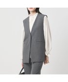 【ユナイテッドアローズ/UNITED ARROWS】のダブルクロス ミドルベスト -ウォッシャブル- 人気、トレンドファッション・服の通販 founy(ファニー) ファッション Fashion レディースファッション Fashion for Women アウター Coat / Outerwear Collection トップス・カットソー Cut & Sew Tops ベスト&ジレ / 重ね着スタイル Vests & Gilets ウォッシャブル Machine Washable カットソー Cut and Sewn Top ジャケット Jacket, Outerwear ダブル Double, Double-Breasted フォルム Silhouette, Form フロント Front, Front Design ベスト Vest, Waistcoat ボックス Boxy, Box Shape マニッシュ Mannish, Boyish ミドル Middle Length, Mid Height リブニット Rib Knit, Ribbed Knit おすすめ Recommended / Our Picks thumbnail DK.GRAY|ID: prp329100004834256 ipo3291000000035210056