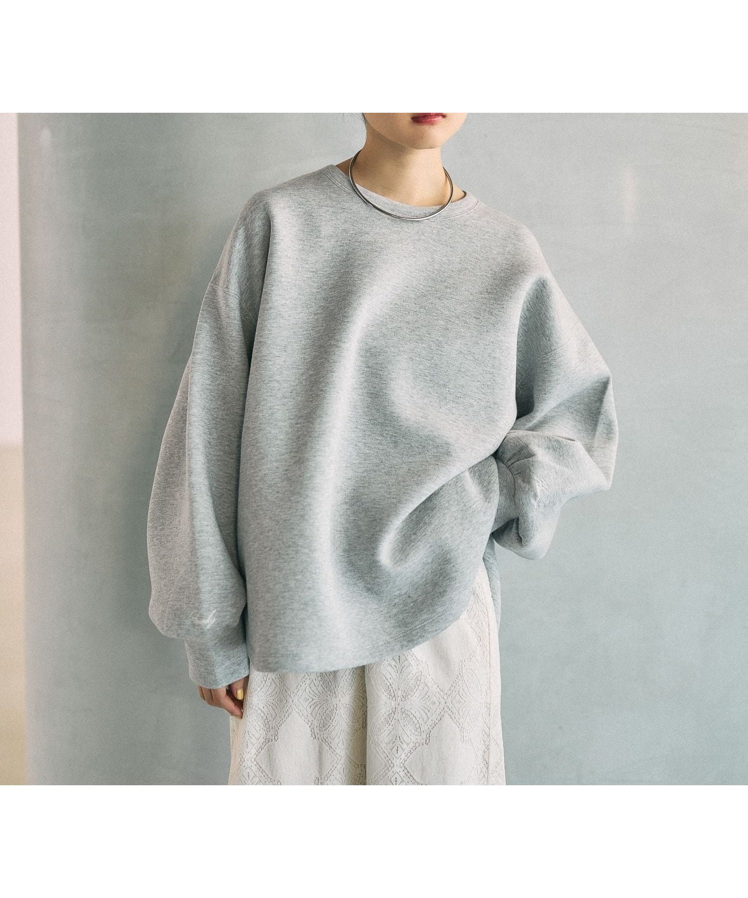 【レプシィム ローリーズファーム/LEPSIM LOWRYS FARM】のパフエア刺繍プルオーバー インテリア・キッズ・メンズ・レディースファッション・服の通販 founy(ファニー) 　ファッション　Fashion　レディースファッション　Fashion for Women　トップス・カットソー　Cut & Sew Tops　カジュアルプルオーバー・ニットトップス　Pullovers & Knit Tops / Casual Pullovers　おすすめ　Recommended / Our Picks　ワイド　Wide, Wide Fit　春　Spring　杢グレー15|ID: prp329100004834271 ipo3291000000035210383