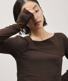 【アダム エ ロペ/ADAM ET ROPE'】のワンショルダートップス 人気、トレンドファッション・服の通販 founy(ファニー) ファッション Fashion レディースファッション Fashion for Women トップス・カットソー Cut & Sew Tops アシンメトリー Asymmetrical Style カッティング Cutting Detail シンプル Simple, Minimal スラックス Slacks, Dress Pants デニム Denim, Jeans Material なめらか Smooth, Silky Texture フィット Fit, Slim Fit おすすめ Recommended / Our Picks エレガント 上品 Elegant 2026年 2026 thumbnail ダークブラウン(20)|ID: prp329100004834286 ipo3291000000035210646