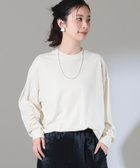 【デミルクス ビームス/Demi-Luxe BEAMS】のATON / オーバーサイズ ロングスリーブ Tシャツ 人気、トレンドファッション・服の通販 founy(ファニー) ファッション Fashion レディースファッション Fashion for Women トップス・カットソー Cut & Sew Tops シャツ・ブラウス・オフィスカジュアル Elegant Blouses & Button-Ups ロングTシャツ・Tシャツ Longline T-Shirts & Tees インド Indian Textile シンプル Simple, Minimal スタイリッシュ Stylish, Fashionable スタンダード Standard, Basic スリーブ Sleeve, Long Sleeve / Short Sleeve デニム Denim, Jeans Material トレンド Trend, Trending Now リアル Real, Realistic リラックス Relax, Relaxed Fit ロング Long, Long-Length エレガント 上品 Elegant thumbnail WARM_WHITE|ID: prp329100004834291 ipo3291000000035210734