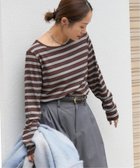 【ジャーナルスタンダード/JOURNAL STANDARD】のマルチボーダープルオーバー 人気、トレンドファッション・服の通販 founy(ファニー) ファッション Fashion レディースファッション Fashion for Women トップス・カットソー Cut & Sew Tops カジュアルプルオーバー・ニットトップス Pullovers & Knit Tops / Casual Pullovers インナー Innerwear スマート Smart, Elegant ボトム Bottoms, Lower Wear ボーダー Border, Stripe 定番 Standard, Basic Item thumbnail ブラウン A|ID: prp329100004834299 ipo3291000000035210922
