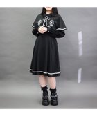 【アクシーズファム/axes femme】のフレーム刺繍ケープワンピース 人気、トレンドファッション・服の通販 founy(ファニー) ファッション Fashion レディースファッション Fashion for Women ワンピース Dresses おすすめ Recommended / Our Picks ストライプ Stripe, Striped Pattern フレーム Frame, Outline リボン Ribbon, Bow thumbnail 黒|ID: prp329100004834301 ipo3291000000035210931
