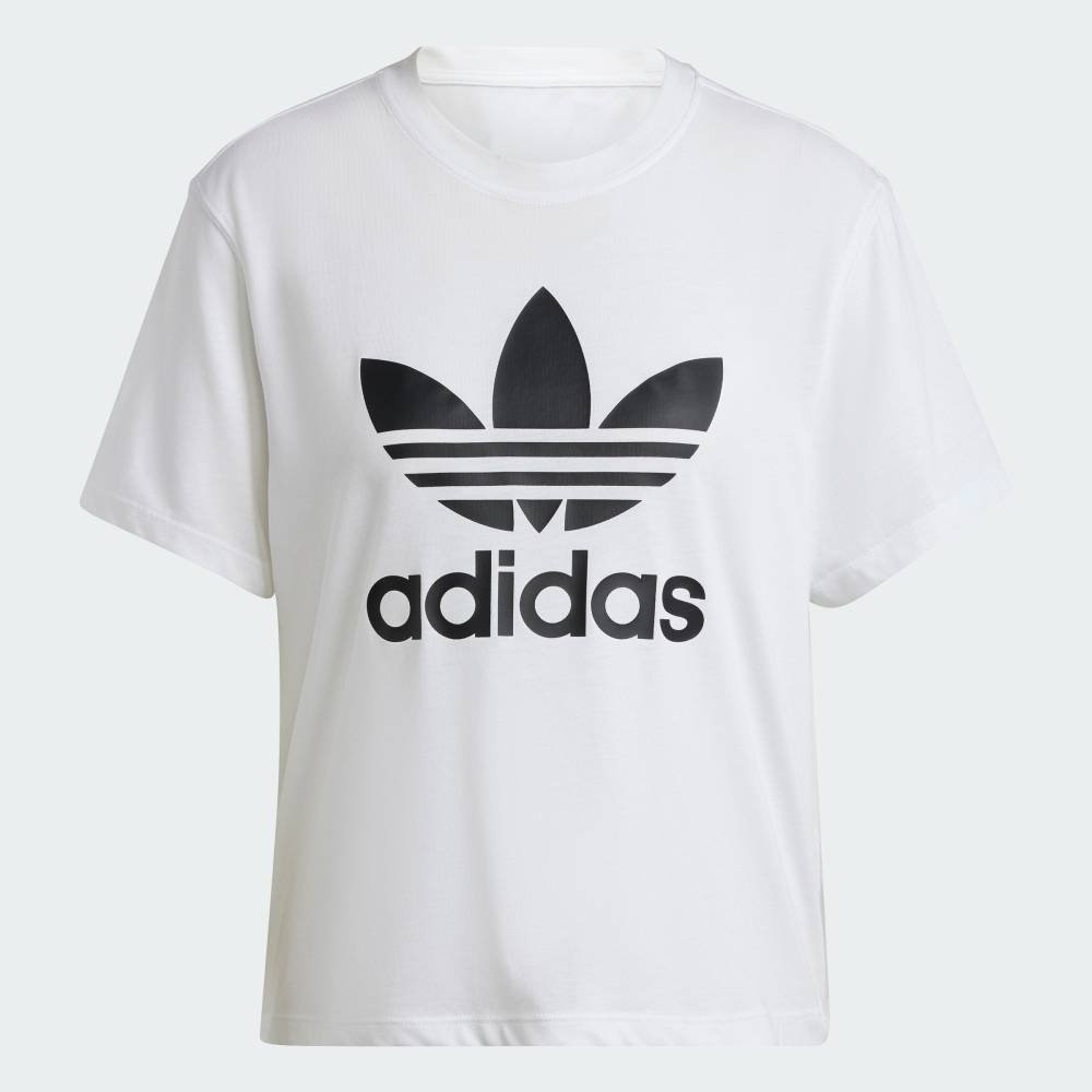 【アディダス/adidas】の【公式】アディダス adidas アディカラー トレフォイル ボクシーTシャツ インテリア・キッズ・メンズ・レディースファッション・服の通販 founy(ファニー) 　ファッション　Fashion　レディースファッション　Fashion for Women　トップス・カットソー　Cut & Sew Tops　シャツ・ブラウス・オフィスカジュアル　Elegant Blouses & Button-Ups　ロングTシャツ・Tシャツ　Longline T-Shirts & Tees　スポーツ　Sports, Activewear　ボックス　Boxy, Box Shape　ホワイト|ID: prp329100004834302 ipo3291000000035210938