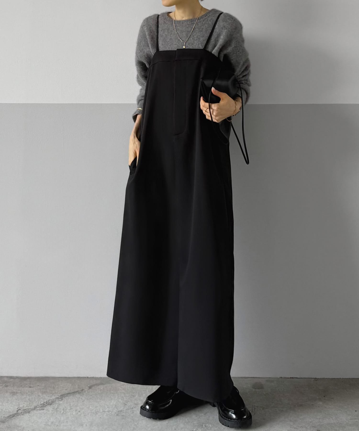 【ジュノア/JUNOAH】のツイルキャミワンピース 人気、トレンドファッション・服の通販 founy(ファニー) 　ファッション　Fashion　レディースファッション　Fashion for Women　ワンピース　Dresses　キャミソールワンピース　Camisole Dresses　 other-1|ID: prp329100004834304 ipo3291000000035210965