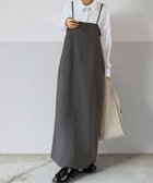 【ジュノア/JUNOAH】のツイルキャミワンピース 人気、トレンドファッション・服の通販 founy(ファニー) ファッション Fashion レディースファッション Fashion for Women ワンピース Dresses キャミソールワンピース Camisole Dresses thumbnail ダークグレー|ID: prp329100004834304 ipo3291000000035210969