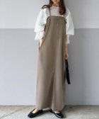 【ジュノア/JUNOAH】のツイルキャミワンピース 人気、トレンドファッション・服の通販 founy(ファニー) ファッション Fashion レディースファッション Fashion for Women ワンピース Dresses キャミソールワンピース Camisole Dresses thumbnail グレージュ|ID: prp329100004834304 ipo3291000000035210971