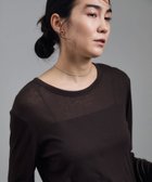 【サロン アダム エ ロペ/SALON adam et rope'】の【WEB限定】シアーウールロングスリーブブルオーバー 人気、トレンドファッション・服の通販 founy(ファニー) ファッション Fashion レディースファッション Fashion for Women インナー Innerwear カーディガン Cardigan, Knitwear シアー Sheer, See-Through スウェット / スエット Sweatshirt, Sweatwear ストレッチ Stretch, Stretchy Fabric スラックス Slacks, Dress Pants デニム Denim, Jeans Material 長袖 Long Sleeve, Full Sleeve フィット Fit, Slim Fit ボトム Bottoms, Lower Wear リブニット Rib Knit, Ribbed Knit ロング Long, Long-Length A/W・秋冬 Autumn/Winter おすすめ Recommended / Our Picks エレガント 上品 Elegant thumbnail ブラウン(22)|ID: prp329100004834306 ipo3291000000035210998