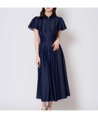 【ノエラ/Noela】の袖フリルタックシャツワンピース インディゴ|ID: prp329100004834308 ipo3291000000035211033