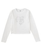 【エックスガール/X-girl】のBARBED WIRE HEART L/S BABY TEE 人気、トレンドファッション・服の通販 founy(ファニー) ファッション Fashion レディースファッション Fashion for Women グラフィック Graphic, Graphic Design コンパクト Compact, Small Size 今季 This Season, Current Season シルバー Silver, Metallic Silver デニム Denim, Jeans Material トレンド Trend, Trending Now 長袖 Long Sleeve, Full Sleeve プリント Print, Printed Pattern モノトーン Monotone, Black and White ラバー Rubber, Rubber Sole ロング Long, Long-Length thumbnail WHITE|ID: prp329100004834310 ipo3291000000035211079