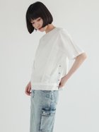 【ラシュッド/LASUD】のフリルデザインカットソー 人気、トレンドファッション・服の通販 founy(ファニー) ファッション Fashion レディースファッション Fashion for Women トップス・カットソー Cut & Sew Tops カットソー・ベーシックTシャツ Cut-and-Sewn Tops / Stretch Tees & Basics カットソー Cut and Sewn Top タイトスカート Pencil Skirt, Tight Skirt フリル Frill, Ruffle ボトム Bottoms, Lower Wear ミックス Mix, Mixed Style ワイド Wide, Wide Fit thumbnail オフホワイト|ID: prp329100004834316 ipo3291000000035211160