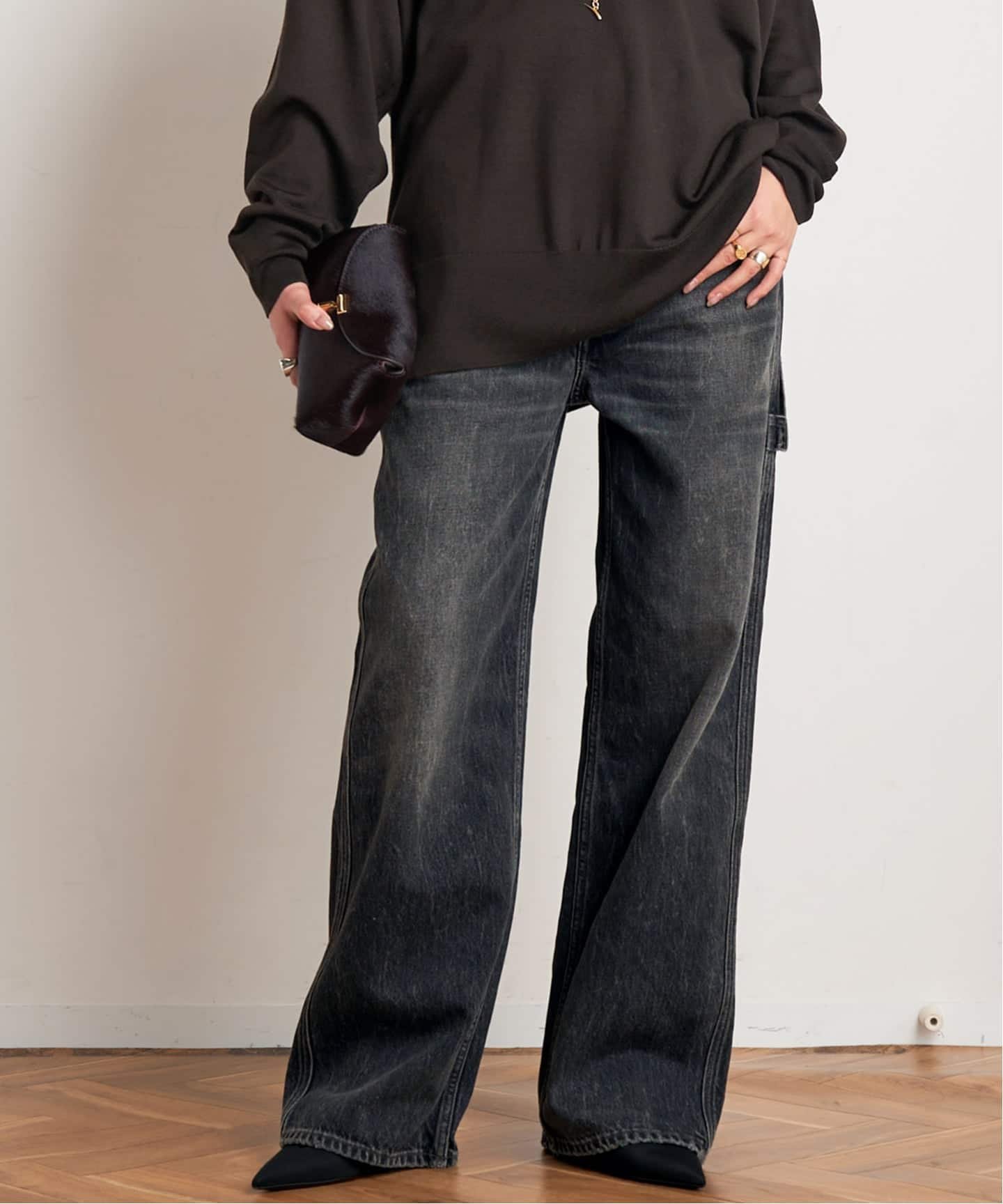 【エーピーストゥディオ/AP STUDIO】の【HAIKURE/ハイクル】別注WINONA AUTHENTIC BLACKWASH 人気、トレンドファッション・服の通販 founy(ファニー) 　ファッション　Fashion　レディースファッション　Fashion for Women　イタリア　Italy　春　Spring　コレクション　Collection, Seasonal Line　ショート　Short, Short Length　ストレート　Straight, Straight Cut　スマート　Smart, Elegant　デニム　Denim, Jeans Material　バランス　Balance, Style Balance　ベスト　Vest, Waistcoat　別注　Limited Edition, Custom Order　ミックス　Mix, Mixed Style　ミュール　Mule, Backless Shoes　おすすめ　Recommended / Our Picks　 other-1|ID: prp329100004834757 ipo3291000000035214019