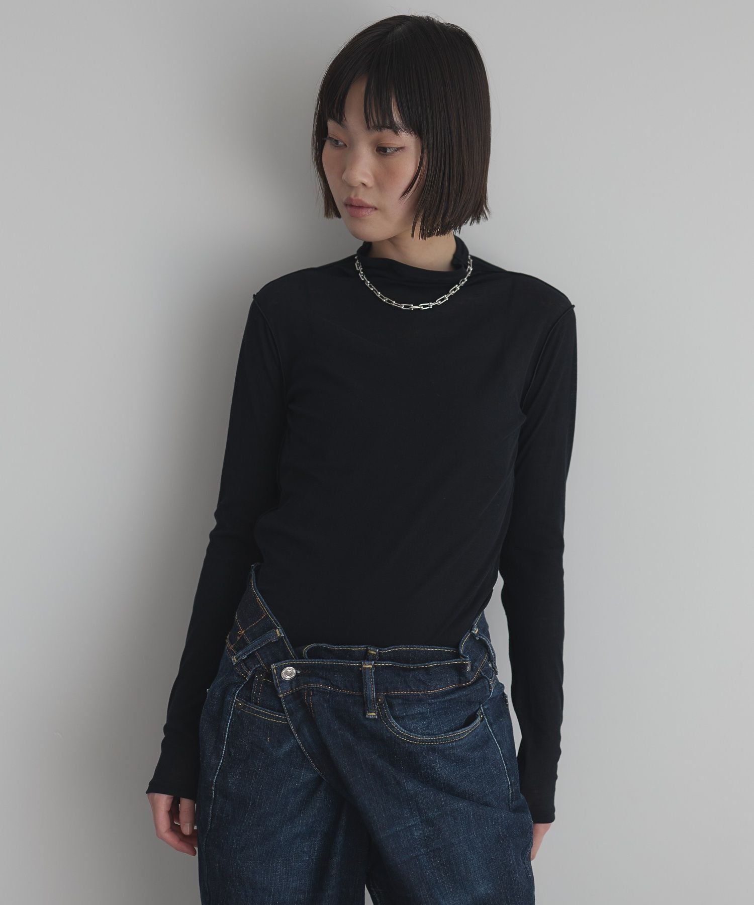 【ガレージ オブ グッド クロージング/GARAGE OF GOOD CLOTHING】の【日本製】無地シアーハイネックプルオーバー インテリア・キッズ・メンズ・レディースファッション・服の通販 founy(ファニー) 　ファッション　Fashion　レディースファッション　Fashion for Women　トップス・カットソー　Cut & Sew Tops　カジュアルプルオーバー・ニットトップス　Pullovers & Knit Tops / Casual Pullovers　おすすめ　Recommended / Our Picks　インナー　Innerwear　シアー　Sheer, See-Through　セレモニー　Ceremony　トレンド　Trend, Trending Now　ハイネック　High Neck, Mock Neck　フォーマル　Formal, Dressy　ポケット　Pocket, Pocket Detail　二次会　After Party　入学式　Entrance Ceremony　卒業式　Graduation Ceremony　披露宴　Wedding Reception　日本製　Made In Japan　無地　Plain, Solid Color　結婚式　Wedding　ブラック|ID: prp329100004834810 ipo3291000000035214557