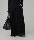 【バビロン/BABYLONE / KIDS】のシアージャガードパンツ 人気、トレンドファッション・服の通販 founy(ファニー) ファッション Fashion キッズファッション Fashion for Kids ボトムス Bottoms おすすめ Recommended / Our Picks シアー Sheer, See-Through シンプル Simple, Minimal フォーマル Formal, Dressy プリーツ Pleats, Pleated ワイド Wide, Wide Fit 再入荷 Restock / Back in Stock thumbnail ブラック19|ID: prp329100004834831 ipo3291000000035214766