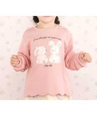 【ベベ オンライン ストア/BEBE ONLINE STORE / KIDS】のアニマルクマウサギ裾スカラップトレーナー(80~130cm) 人気、トレンドファッション・服の通販 founy(ファニー) ファッション Fashion キッズファッション Fashion for Kids 秋 Autumn カラフル Colorful Design コレクション Collection, Seasonal Line スカラップ Scallop, Scalloped Edge チェック Check, Plaid, Tartan トレーナー Sweatshirt, Trainer 長袖 Long Sleeve, Full Sleeve パッチ Patch, Appliqué フレンチ French, French Style フロント Front, Front Design ミックス Mix, Mixed Style モチーフ Motif, Design Theme リボン Ribbon, Bow A/W・秋冬 Autumn/Winter おすすめ Recommended / Our Picks エレガント 上品 Elegant 2025年 2025 2025-2026秋冬・A/W Autumn/Winter 2025–26 AW25–26 thumbnail ピンク|ID: prp329100004834835 ipo3291000000035214801