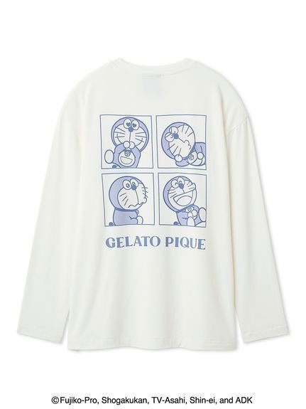 【ジェラート ピケ/gelato pique】の【ドラえもん】【レディース】プリントロンT インテリア・キッズ・メンズ・レディースファッション・服の通販 founy(ファニー) 　ファッション　Fashion　レディースファッション　Fashion for Women　トップス・カットソー　Cut & Sew Tops　ロングTシャツ・Tシャツ　Longline T-Shirts & Tees　カットソー　Cut and Sewn Top　スマート　Smart, Elegant　プリント　Print, Printed Pattern　モチーフ　Motif, Design Theme　ロング　Long, Long-Length　ワンポイント　One Point, Statement Accent　OWHT[002]|ID: prp329100004834837 ipo3291000000035214848