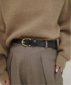 【スローブ イエナ/SLOBE IENA】の《追加7》SLOBE ラウンドバックルレザーベルト 人気、トレンドファッション・服の通販 founy(ファニー) ファッション Fashion レディースファッション Fashion for Women バッグ Bags ベルト&ウエストマーク Belts & Waist Accessories 2025年 2025 2025-2026秋冬・A/W Autumn/Winter 2025–26 AW25–26 トレンド Trend, Trending Now フェミニン Feminine, Girly thumbnail ブラック|ID: prp329100004834846 ipo3291000000035214927
