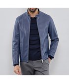 【マッキントッシュ ロンドン/MACKINTOSH LONDON / MEN】の【Weather proofed Leather】レザーシングルライダースジャケット 人気、トレンドファッション・服の通販 founy(ファニー) ファッション Fashion メンズファッション Fashion for Men 2025年 2025 2025-2026秋冬・A/W Autumn/Winter 2025–26 AW25–26 エレガント 上品 Elegant コレクション Collection, Seasonal Line シンプル Simple, Minimal ジャケット Jacket, Outerwear スタンド Stand Collar, Upright Stand スリム Slim, Slim Fit パターン Pattern, Design Print フロント Front, Front Design ベーシック Basic, Essential リュクス Luxury, Elegant, High-End, Chic ロンドン London Style, British Inspired 人気 Popular, Best Seller 冬 Winter / This Winter 定番 Standard, Basic Item 秋 Autumn A/W・秋冬 Autumn/Winter thumbnail ブルー|ID: prp329100004834849 ipo3291000000035214949