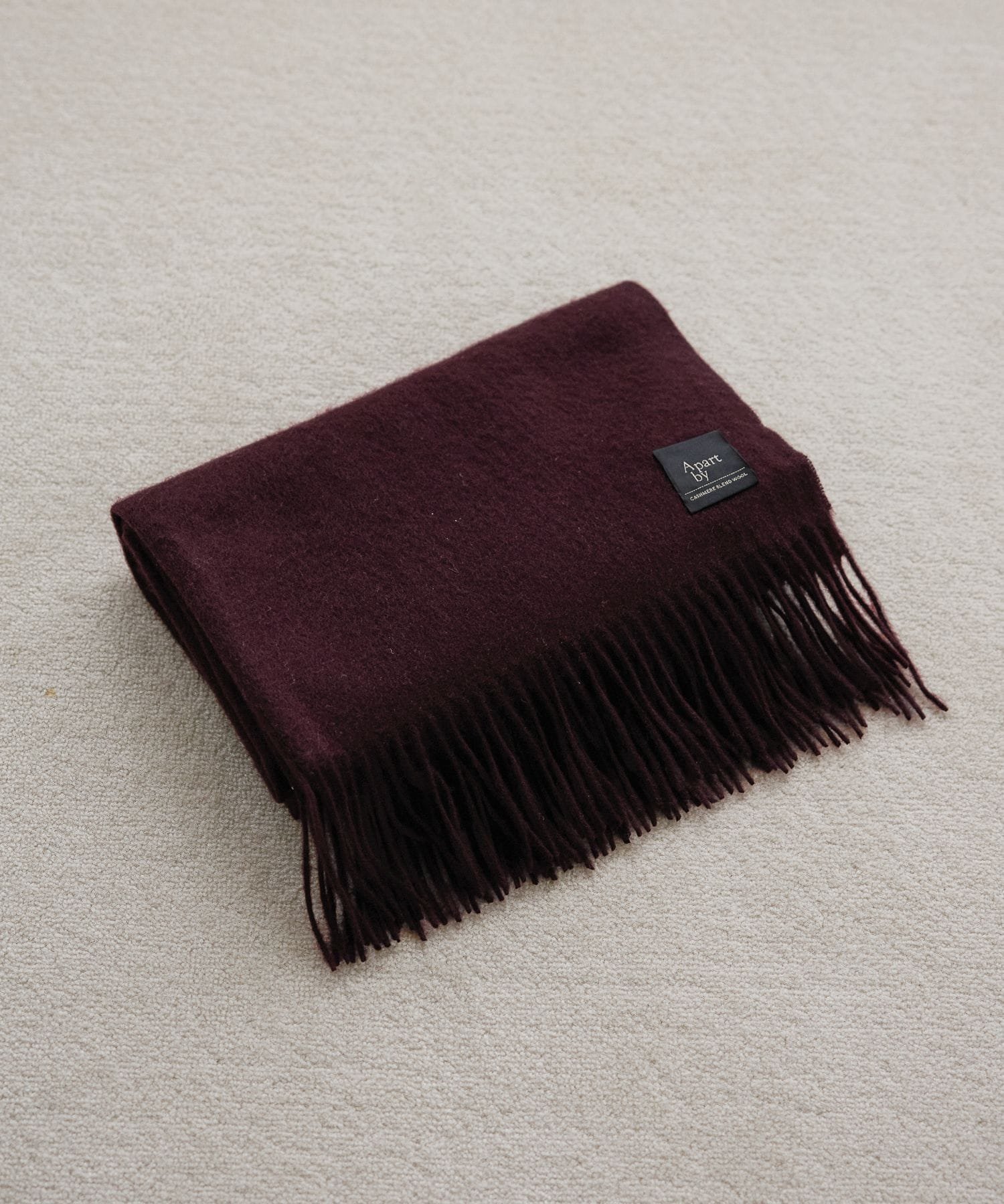 【アパートバイローリーズ/apart by lowrys】のカシミヤコンウールストール インテリア・キッズ・メンズ・レディースファッション・服の通販 founy(ファニー) 　ファッション　Fashion　レディースファッション　Fashion for Women　トレンド　Trend, Trending Now　ベーシック　Basic, Essential　今季　This Season, Current Season　定番　Standard, Basic Item　ボルドー38|ID: prp329100004834866 ipo3291000000035215046