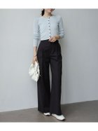 【アニュアンス/anuans】のコットンクロスワイドパンツ 人気、トレンドファッション・服の通販 founy(ファニー) ファッション Fashion レディースファッション Fashion for Women パンツ Pants & Trousers シリコン Silicone, Silicone Material ストレッチ Stretch, Stretchy Fabric フィット Fit, Slim Fit ポケット Pocket, Pocket Detail ワイド Wide, Wide Fit 再入荷 Restock / Back in Stock エレガント 上品 Elegant thumbnail NAVY|ID: prp329100004834878 ipo3291000000035215120