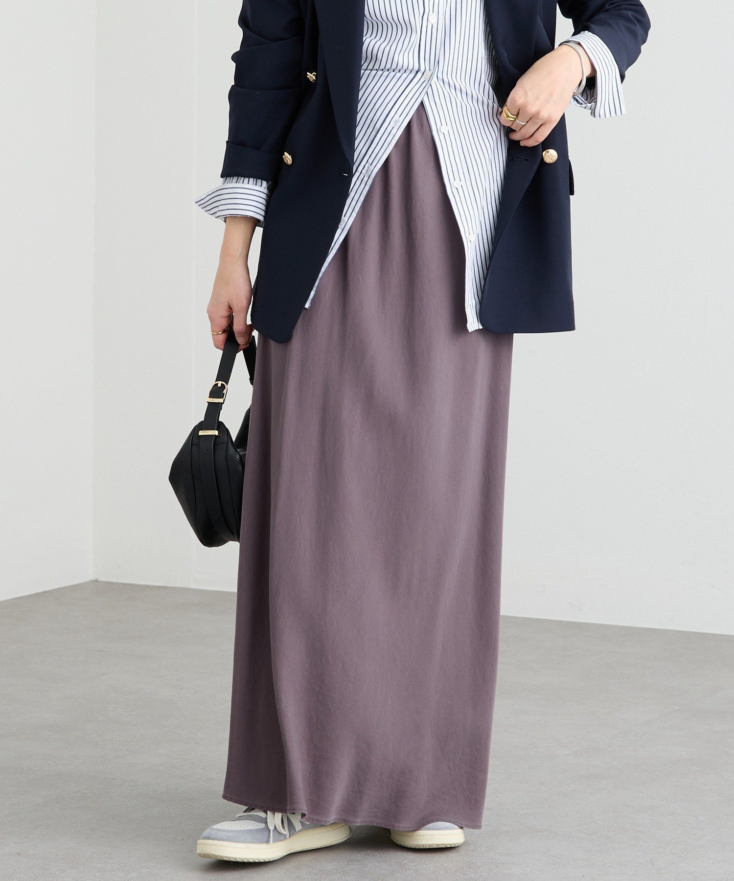 【リヴドロワ/RIVE DROITE】の【セットアップ可】ガーメントダイバイヤススカート インテリア・キッズ・メンズ・レディースファッション・服の通販 founy(ファニー) 　ファッション　Fashion　レディースファッション　Fashion for Women　セットアップ　Matching Sets　スカート・ミニ/ミディ/マキシ　Skirts / Mini, Midi & Maxi Skirts　シンプル　Simple, Minimal　セットアップ　Set-Up, Coordinated Outfit　フレア　Flare, Flared　ポケット　Pocket, Pocket Detail　リラックス　Relax, Relaxed Fit　ロング　Long, Long-Length　再入荷　Restock / Back in Stock　おすすめ　Recommended / Our Picks　チャコールグレー|ID: prp329100004834890 ipo3291000000035215248