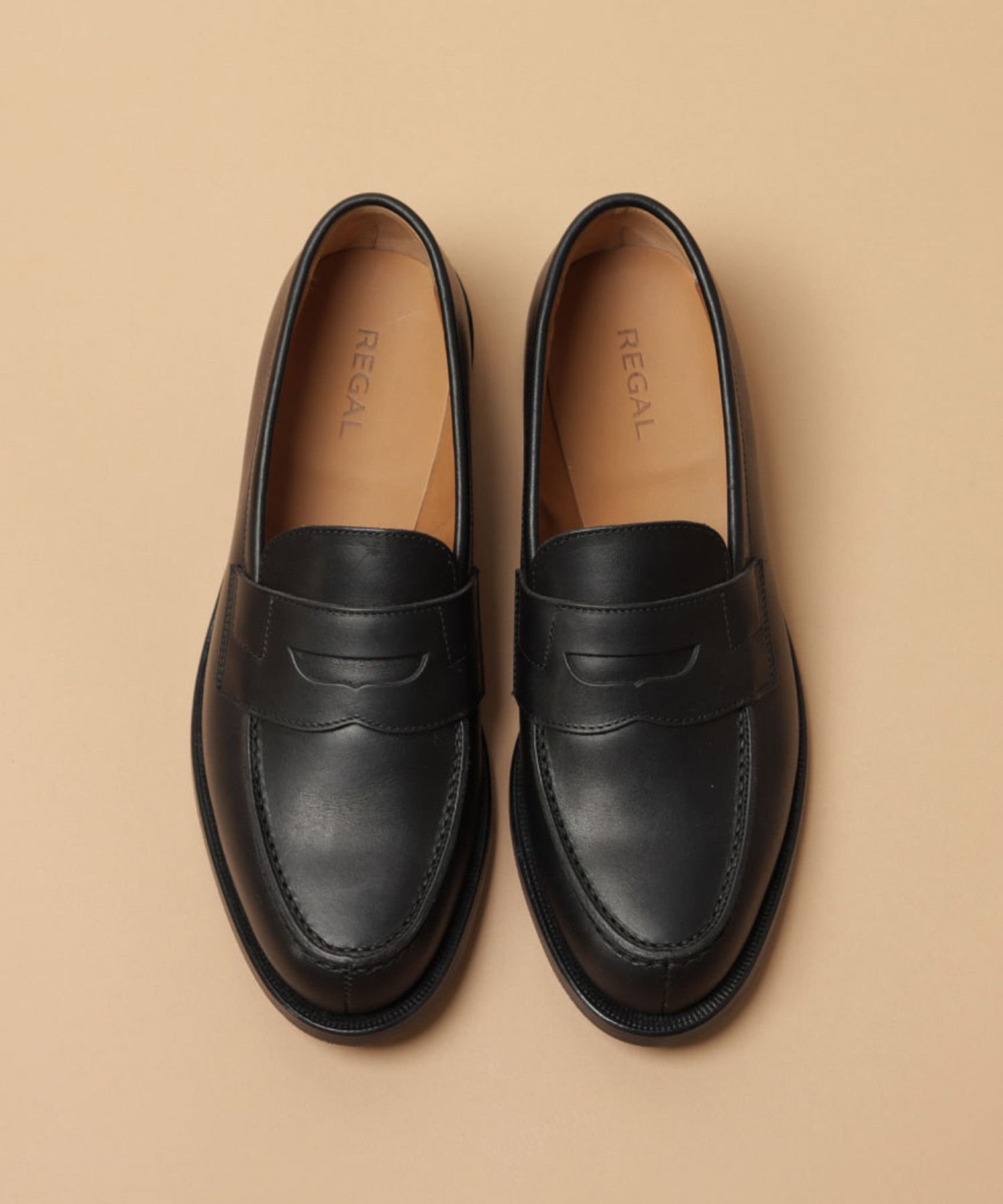 【リーガル フットコミュニティ/REGAL FOOT COMMUNITY / MEN】のリーガル 22HL ローファー ブラック ビジネスシューズ インテリア・キッズ・メンズ・レディースファッション・服の通販 founy(ファニー) 　ファッション　Fashion　メンズファッション　Fashion for Men　シューズ・靴　Shoes　オイル　Body Oil　クラシック　Classic, Timeless Style　シューズ　Shoes, Footwear　トレンド　Trend, Trending Now　ビジネス 仕事 通勤　Business / Work / Commuting　フィット　Fit, Slim Fit　ベーシック　Basic, Essential　エレガント 上品　Elegant　ブラック|ID: prp329100004834898 ipo3291000000035215347