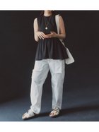 【ミラオーウェン/Mila Owen】の【WEB限定00サイズ】ワイドテーパードカットアウトデニムパンツ WHT[001]|ID: prp329100004834919 ipo3291000000035215637