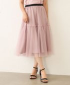 【トゥー ビー シック/TO BE CHIC】のチュールネット スカート 人気、トレンドファッション・服の通販 founy(ファニー) ファッション Fashion レディースファッション Fashion for Women スカート Skirts シンプル Simple, Minimal ティアードスカート Tiered Skirt, Flounced Skirt 人気 Popular, Best Seller thumbnail ピンク|ID: prp329100004834925 ipo3291000000035215755