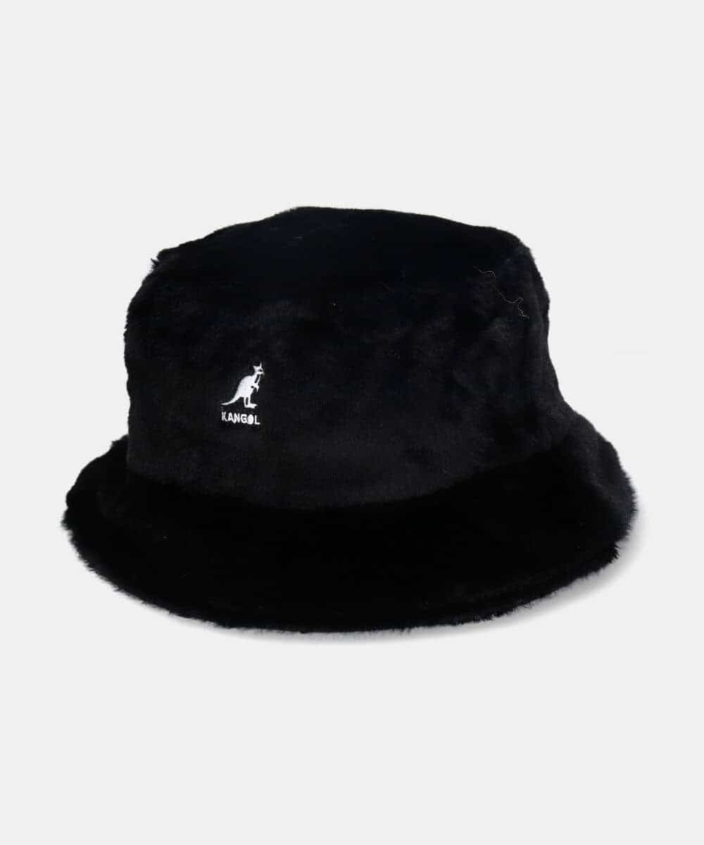 【オーバーライド/OVERRIDE】のKANGOL FAUX FUR BUCKET インテリア・キッズ・メンズ・レディースファッション・服の通販 founy(ファニー) 　ファッション　Fashion　レディースファッション　Fashion for Women　チェック　Check, Plaid, Tartan　トレンド　Trend, Trending Now　フェイクファー　Faux Fur, Imitation Fur　フロント　Front, Front Design　マーブル　Marble, Marble Pattern　定番　Standard, Basic Item　SOLID BLACK|ID: prp329100004834963 ipo3291000000035216120