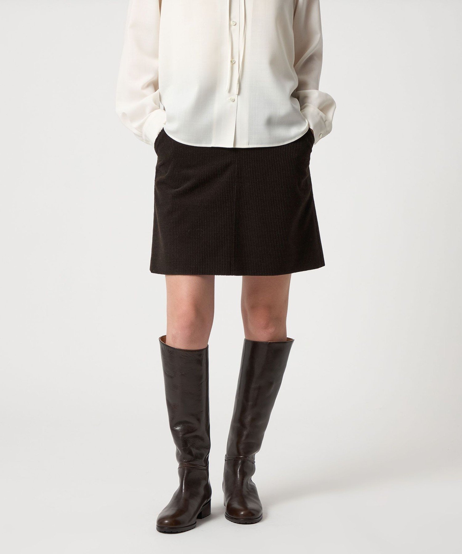 【ビューティ&ユース ユナイテッドアローズ/BEAUTY&YOUTH / UNITED ARROWS】のSteven Alan コーデュロイ ミニ スカート インテリア・キッズ・メンズ・レディースファッション・服の通販 founy(ファニー) 　ファッション　Fashion　レディースファッション　Fashion for Women　スカート　Skirts　ミニスカート　Mini Skirts　クラシカル　Classical, Vintage-Inspired　コーデュロイ　Corduroy, Cord Fabric　ミニスカート　Mini Skirt, Short Skirt　DK.BROWN|ID: prp329100004834971 ipo3291000000035216230