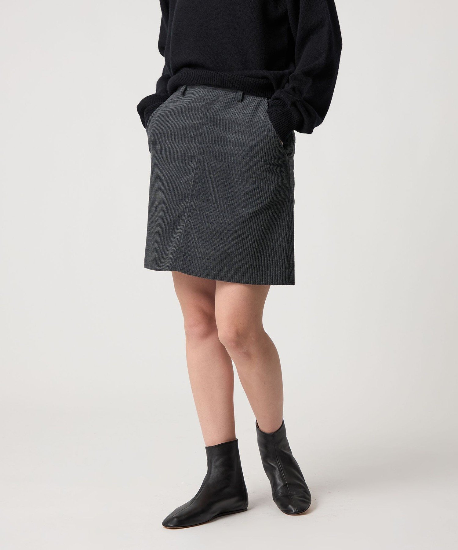 【ビューティ&ユース ユナイテッドアローズ/BEAUTY&YOUTH / UNITED ARROWS】のSteven Alan コーデュロイ ミニ スカート インテリア・キッズ・メンズ・レディースファッション・服の通販 founy(ファニー) 　ファッション　Fashion　レディースファッション　Fashion for Women　スカート　Skirts　ミニスカート　Mini Skirts　クラシカル　Classical, Vintage-Inspired　コーデュロイ　Corduroy, Cord Fabric　ミニスカート　Mini Skirt, Short Skirt　DK.GRAY|ID: prp329100004834971 ipo3291000000035216232